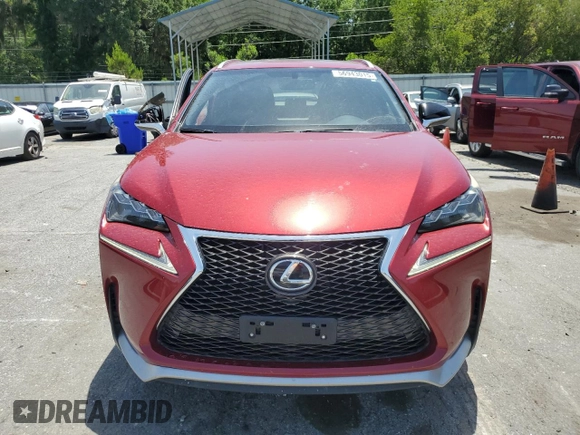 2015 Lexus NX 200t with VIN JTJBARBZ2F2021593, listed as a Copart auction lot 56943015 with 128,331 mi miles and Salvage title. Bid and sale history available at DreamBid. Image 5.