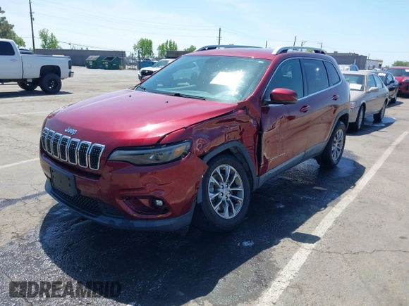 2019 Jeep Cherokee Latitude Plus with VIN 1C4PJLLX6KD346524, listed as a IAAI auction lot 42104323 with 28,223 mi miles and . Bid and sale history available at DreamBid. Image 17.