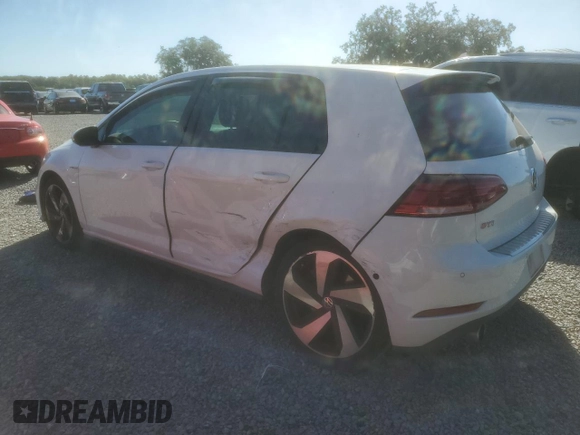 2019 Volkswagen Golf GTI S with VIN 3VW6T7AU0KM033587, listed as a Copart auction lot 74066593 with 26,554 mi miles. Bid and sale history available at carsss.com. Image 2.