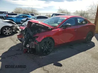2024 Mazda 3 S Select Sport with VIN 3MZBPABM4RM413041, listed as a Copart auction lot 50608785 with 19,302 mi miles and Salvage Title. Bid and sale history available at DreamBid. Image 1.