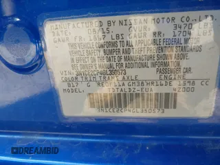 2016 Nissan Note SV with VIN 3N1CE2CP4GL350573, listed as a IAAI auction lot 42144811 with 152,824 mi miles and . Bid and sale history available at DreamBid. Image 9.