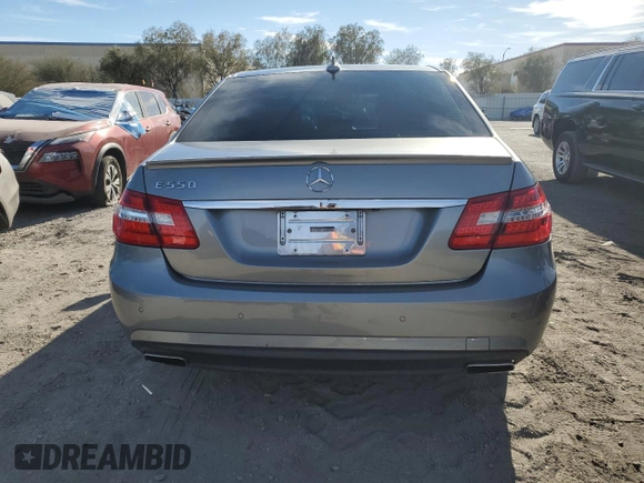 2011 Mercedes-Benz E 550 Luxury with VIN WDDHF7CB8BA305630, listed as a Copart auction lot 41521955 with 141,587 mi miles and Salvage Title. Bid and sale history available at DreamBid. Image 6.