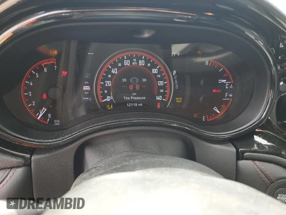 2023 Dodge Durango R/T Plus with VIN 1C4SDJCT6PC695571, listed as a Copart auction lot 54129245 with 12,119 mi miles and Salvage title. Bid and sale history available at DreamBid. Image 9.