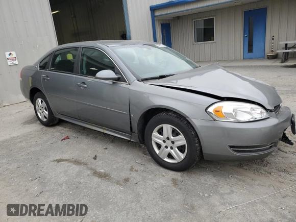 2009 Chevrolet Impala LS with VIN 2G1WB57K891223003, listed as a Copart auction lot 50491765 with Not Provided miles and Salvage Title. Bid and sale history available at DreamBid. Image 4.