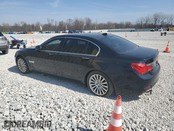2012 BMW 7 Series 750Li xDrive with VIN WBAKC8C52CC437018, listed as a Copart auction lot 49253225 with 118,063 mi miles and Clean title. Bid and sale history available at DreamBid. Image 2.