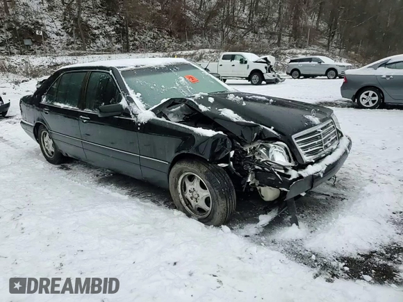 1999 Mercedes-Benz S-Class with VIN WDBGA43G5XA432341, listed as a Copart auction lot 43944135 with 0 mi miles and Salvage Title. Bid and sale history available at carsss.com. Image 10.