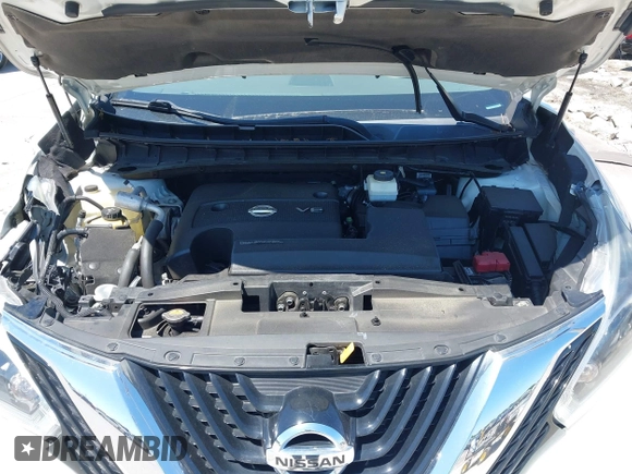 2018 Nissan Murano S z VIN 5N1AZ2MG8JN186092, wystawiony jako IAAI lot #42042539 z przebiegiem 77 017 mil mil oraz . Historia ofert i sprzedaży dostępna na DreamBid. Obrazek 10.
