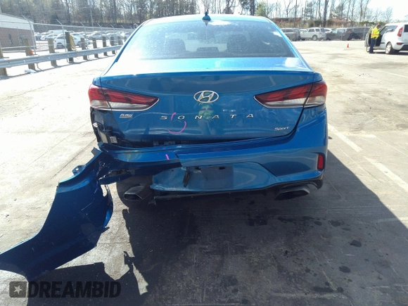 2018 Hyundai Sonata Sport with VIN 5NPE34AF4JH701183, listed as a IAAI auction lot 41901813 with 99,132 mi miles and . Bid and sale history available at carsss.com. Image 16.