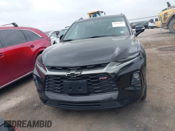 2022 Chevrolet Blazer RS with VIN 3GNKBERS7NS176667, listed as a IAAI auction lot 41935429 with 29,837 mi miles and . Bid and sale history available at DreamBid. Image 12.