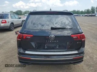 2023 Volkswagen Tiguan S with VIN 3VVFB7AX5PM082907, listed as a Copart auction lot 63643445 with 36,521 mi miles and Salvage title. Bid and sale history available at DreamBid. Image 6.
