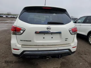2015 Nissan Pathfinder Platinum z VIN 5N1AR2MM9FC602823, wystawiony jako Copart lot #56678085 z przebiegiem 342 063 mil mil oraz Szkoda całkowita • Salvage title. Historia ofert i sprzedaży dostępna na DreamBid. Obrazek 6.