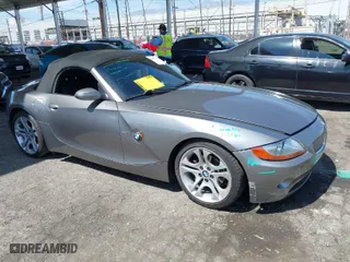 2003 BMW Z4 3.0i with VIN 4USBT53473LU00534, listed as a IAAI auction lot 41858369 with 80,612 mi miles. Bid and sale history available at carsss.com. Image 1.