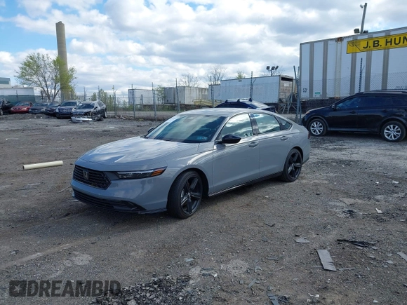 2024 Honda Accord Sport-L with VIN 1HGCY2F79RA065783, listed as a IAAI auction lot 42059481 with 7,390 mi miles and . Bid and sale history available at DreamBid. Image 6.