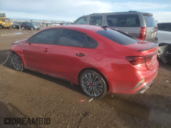 2022 Kia Forte GT with VIN 3KPF44AC9NE485560, listed as a Copart auction lot 51608625 with 49,841 mi miles and Salvage Title. Bid and sale history available at carsss.com. Image 2.