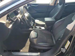 2016 Tesla Model S 70 with VIN 5YJSA1E17GF123934, listed as a Copart auction lot 55202865 with 132,027 mi miles and Salvage title. Bid and sale history available at DreamBid. Image 7.