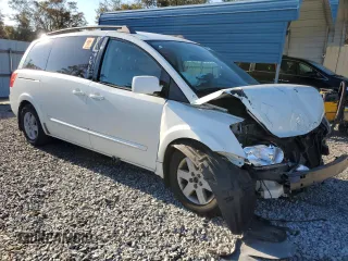 2005 Nissan Quest SL with VIN 5N1BV28U35N124265, listed as a Copart auction lot 82839954 with 0 mi miles and Salvage Title. Bid and sale history available at carsss.com. Image 4.