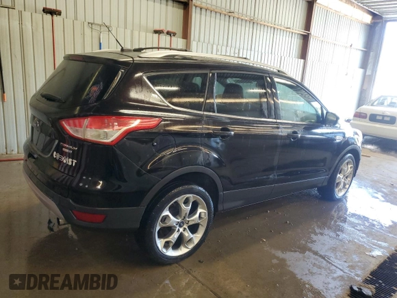 2013 Ford Escape Titanium z VIN 1FMCU9J90DUA98718, wystawiony jako Copart lot #63683005 z przebiegiem 101 036 mil mil oraz Czysty tytuł • Clean title. Historia ofert i sprzedaży dostępna na DreamBid. Obrazek 3.
