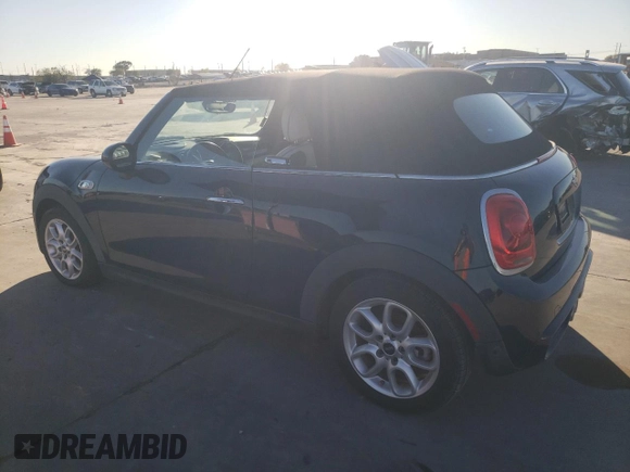 2017 MINI Convertible Cooper S with VIN WMWWG9C36H3C81988, listed as a Copart auction lot 80795784 with Not provided miles and Salvage title. Bid and sale history available at DreamBid. Image 2.