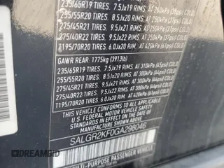2016 Land Rover Range Rover with VIN SALGR2KF0GA298046, listed as a Copart auction lot 61105655 with 84,545 mi miles and Salvage title. Bid and sale history available at DreamBid. Image 14.