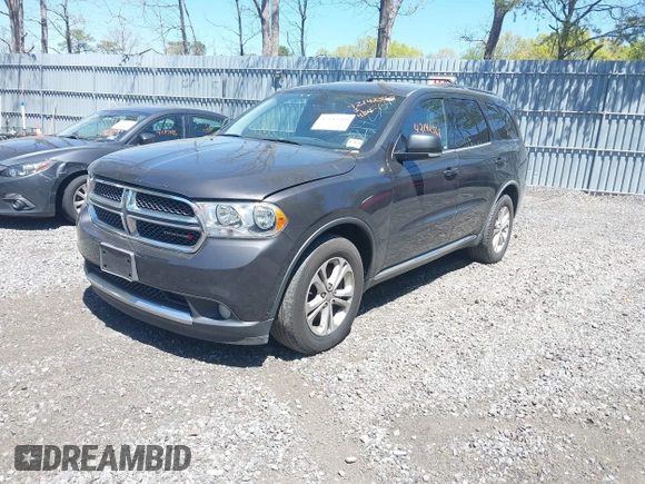 2011 Dodge Durango Crew with VIN 1D4SE4GT6BC664597, listed as a IAAI auction lot 42142568 with 202,275 mi miles and . Bid and sale history available at carsss.com. Image 2.