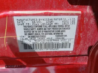2024 Nissan Sentra SV with VIN 3N1AB8CV5RY206053, listed as a IAAI auction lot 41961946 with 10,133 mi miles and . Bid and sale history available at DreamBid. Image 9.