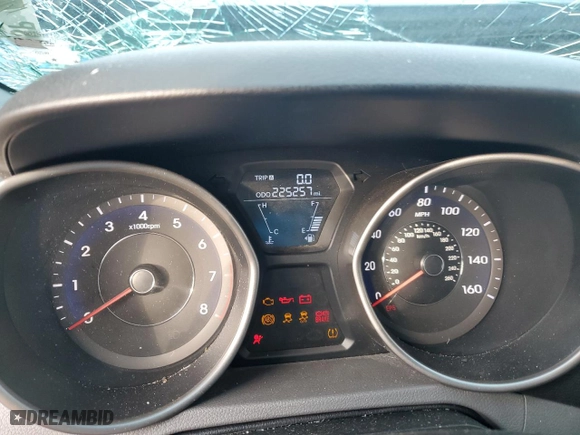 2012 Hyundai Elantra GLS with VIN 5NPDH4AE3CH073902, listed as a Copart auction lot 44566485 with 225,257 mi miles and Clean Title. Bid and sale history available at carsss.com. Image 9.