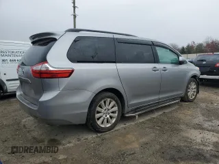 2016 Toyota Sienna LE with VIN 5TDJK3DC7GS128568, listed as a Copart auction lot 84091654 with 0 mi miles and Salvage Title. Bid and sale history available at carsss.com. Image 3.
