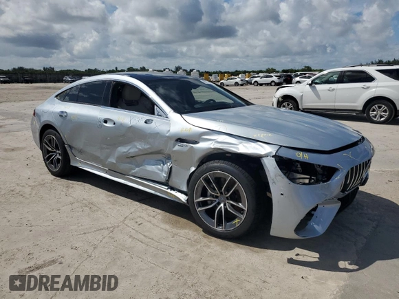 2024 Mercedes-Benz AMG GT 43 с VIN W1K7X5KB3RV001994, выставлен на аукционе Copart как лот 68976864 с пробегом 3 791 миль миль и Списание • Salvage title. История ставок и продаж доступна на DreamBid. Изображение 4.