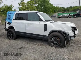 2025 Land Rover Defender S z VIN SALEJ7EX0S2391376, wystawiony jako Copart lot #58788145 z przebiegiem 12 108 mil mil oraz Czysty tytuł • Clean title. Historia ofert i sprzedaży dostępna na DreamBid. Obrazek 4.