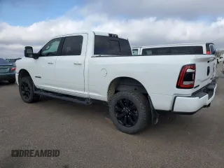 2023 Ram 2500 Laramie with VIN 3C6UR5FJ9PG597618, listed as a Copart auction lot 79045884 with 46,860 mi miles and Salvage title. Bid and sale history available at DreamBid. Image 2.