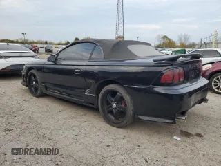 1996 Ford Mustang GT with VIN 1FALP45X6TF166049, listed as a Copart auction lot 77208004 with 186,273 mi miles and Clean Title. Bid and sale history available at carsss.com. Image 2.