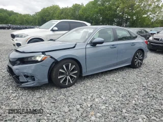 2024 Honda Civic EX with VIN 2HGFE1F79RH308672, listed as a Copart auction lot 57442555 with 37,731 mi miles and Salvage title. Bid and sale history available at DreamBid. Image 1.