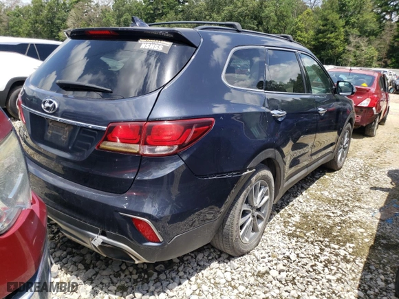 2019 Hyundai Santa Fe XL SE with VIN KM8SN4HF0KU302714, listed as a Copart auction lot 59669904 with 162,663 mi miles and Salvage Title. Bid and sale history available at carsss.com. Image 3.