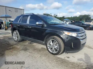 2013 Ford Edge Limited with VIN 2FMDK3KC6DBE10158, listed as a Copart auction lot 60665775 with 126,022 mi miles and Salvage title. Bid and sale history available at DreamBid. Image 4.