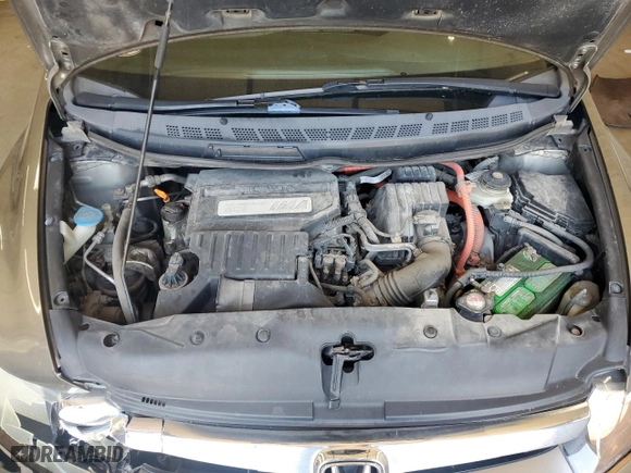 2007 Honda Civic Hybrid with VIN JHMFA36257S024518, listed as a Copart auction lot 54672724 with 260,633 mi miles and Salvage Title. Bid and sale history available at carsss.com. Image 12.