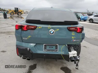 2024 BMW X2 M35i with VIN WBX83GM09R5Y61810, listed as a Copart auction lot 45999675 with 7,732 mi miles and Salvage Title. Bid and sale history available at carsss.com. Image 6.
