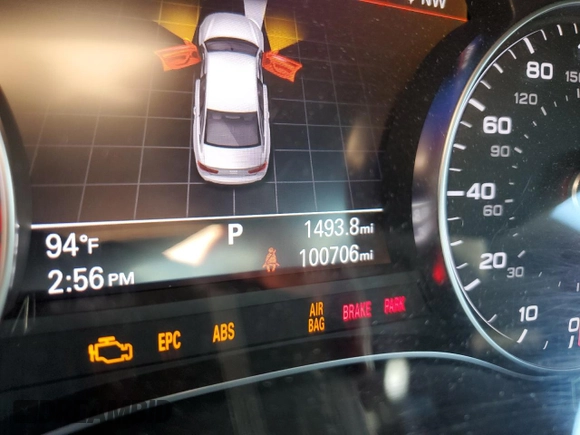 2016 Audi A6 2.0T Premium with VIN WAUFFAFCXGN195213, listed as a Copart auction lot 54657152 with 100,706 mi miles. Bid and sale history available at carsss.com. Image 8.