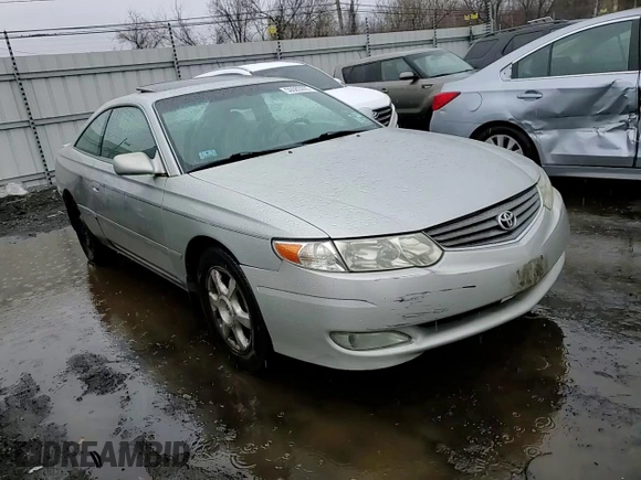 2002 Toyota Solara SE with VIN 2T1CF28P42C593010, listed as a Copart auction lot 50085005 with 214,180 mi miles and Salvage Title. Bid and sale history available at DreamBid. Image 10.