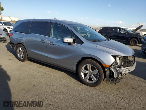 2019 Honda Odyssey EX-L z VIN 5FNRL6H78KB008533, wystawiony jako Copart lot #74846774 z przebiegiem 51 536 mil mil oraz Szkoda całkowita • Salvage title. Historia ofert i sprzedaży dostępna na DreamBid. Obrazek 4.