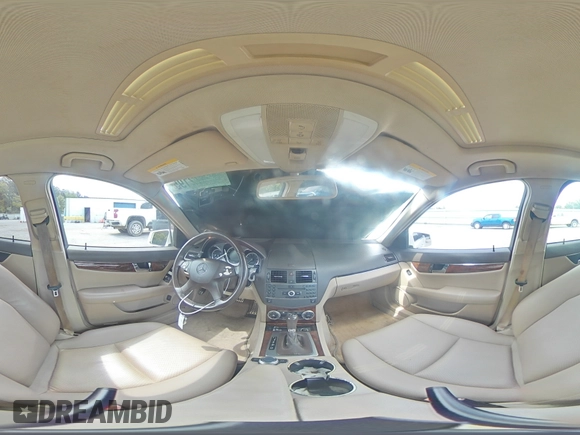 2010 Mercedes-Benz C 300 Sport with VIN WDDGF5EB0AF378943, listed as a Copart auction lot 54572195 with 196,858 mi miles and Salvage title. Bid and sale history available at DreamBid. Image 14.