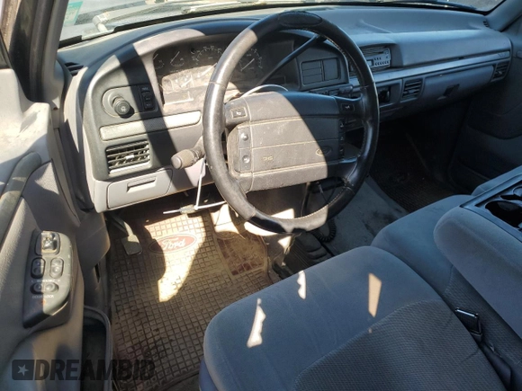 1995 Ford F-150 with VIN 1FTEX14H9SKC26360, listed as a Copart auction lot 48022175 with 97,064 mi miles and Clean Title. Bid and sale history available at carsss.com. Image 8.