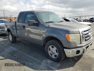 2009 Ford F-150 STX with VIN 1FTRX128X9KB12348, listed as a Copart auction lot 51002435 with 349,277 mi miles and Salvage Title. Bid and sale history available at carsss.com. Image 4.