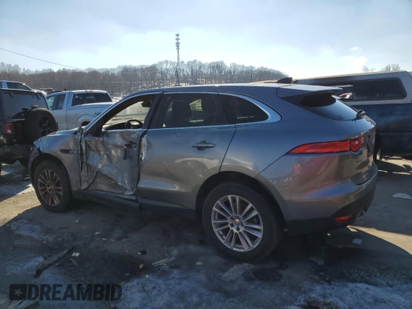 2020 Jaguar F-Pace 30t Prestige with VIN SADCK2GX2LA634581, listed as a Copart auction lot 42089085 with 94,765 mi miles and Salvage Title. Bid and sale history available at DreamBid. Image 2.