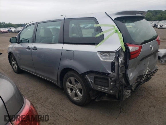 2015 Toyota Sienna L with VIN 5TDZK3DCXFS620092, listed as a Copart auction lot 61606095 with 130,624 mi miles and Salvage title. Bid and sale history available at DreamBid. Image 2.