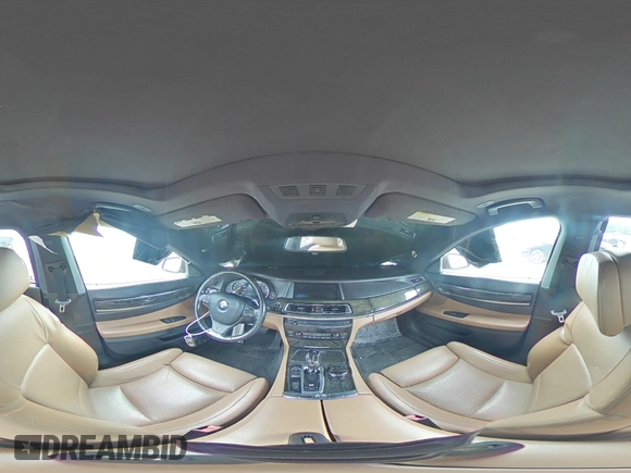 2014 BMW 7 Series ALPINA B7 with VIN WBAYE8C55ED136311, listed as a Copart auction lot 56519375 with 110,542 mi miles and Salvage title. Bid and sale history available at DreamBid. Image 14.