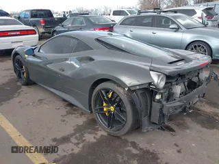 2018 Ferrari 488 z VIN ZFF79ALA9J0229410, wystawiony jako IAAI lot #41511074 z przebiegiem Nie podano mil oraz . Historia ofert i sprzedaży dostępna na DreamBid. Obrazek 3.