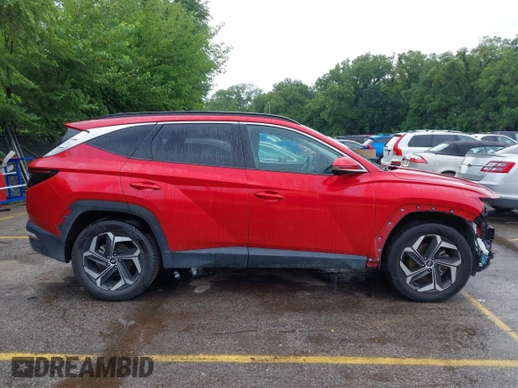 2023 Hyundai Tucson Limited z VIN 5NMJECAE7PH204130, wystawiony jako IAAI lot #42824516 z przebiegiem 85 082 mil mil oraz . Historia ofert i sprzedaży dostępna na DreamBid. Obrazek 14.