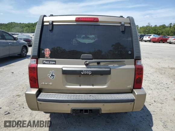 2006 Jeep Commander with VIN 1J8HG48N06C274675, listed as a Copart auction lot 54521835 with 134,587 mi miles and Salvage Title. Bid and sale history available at DreamBid. Image 6.