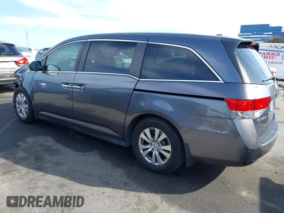 2014 Honda Odyssey EX-L with VIN 5FNRL5H64EB055807, listed as a IAAI auction lot 41760758 with 144,346 mi miles and . Bid and sale history available at carsss.com. Image 3.