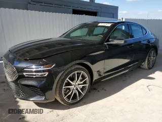 2025 Genesis G70 2.5T with VIN KMTG34SC1SU150796, listed as a Copart auction lot 83825244 with 3,003 mi miles and Clean Title. Bid and sale history available at DreamBid. Image 1.